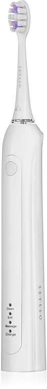 Schallzahnbürste weiß - Seysso Basic White Sonic Toothbrush  — Bild N1