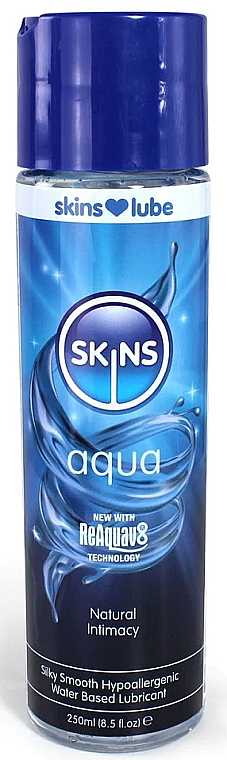 Gleitmittel auf Wasserbasis - Skins Aqua Sex Lube Water Based Lubricant — Bild N2