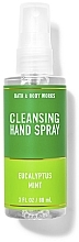 Düfte, Parfümerie und Kosmetik Handreinigungsspray Eukalyptus und grüne Minze - Bath And Body Works Cleansing Hand Spray Eucalyptus Spearmint