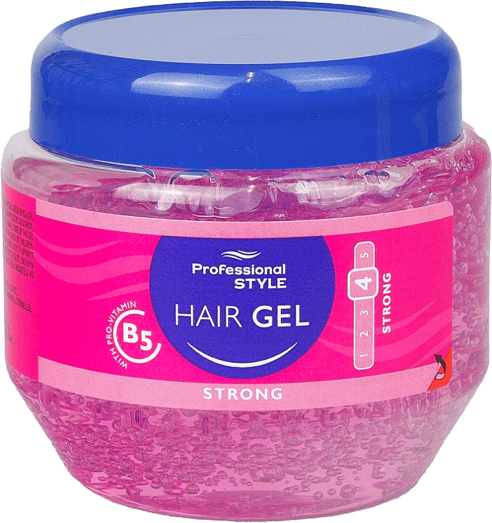 Haarstyling-Gel - Professional Style Pink Hair Gel Strong With Pro Vitamin B5 — Bild N1