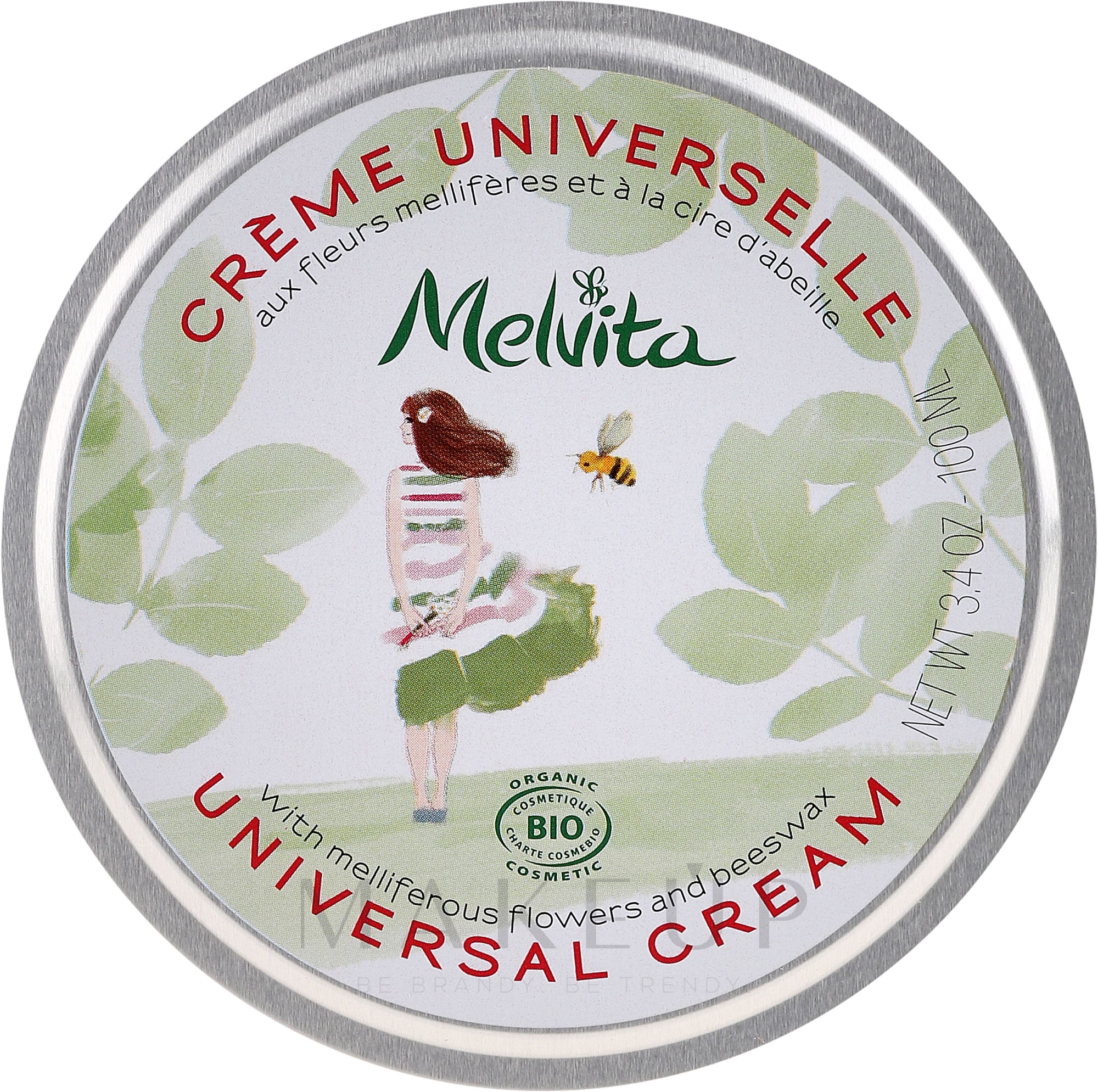 Feuchtigkeitsspendende Universalcreme für die ganze Familie - Melvita Universal Cream — Bild 100 ml