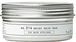 Düfte, Parfümerie und Kosmetik Glänzendes Wachs für Haare mit mittlerem Halt - Depot Hair Styling 314 Shiny Hair Wax