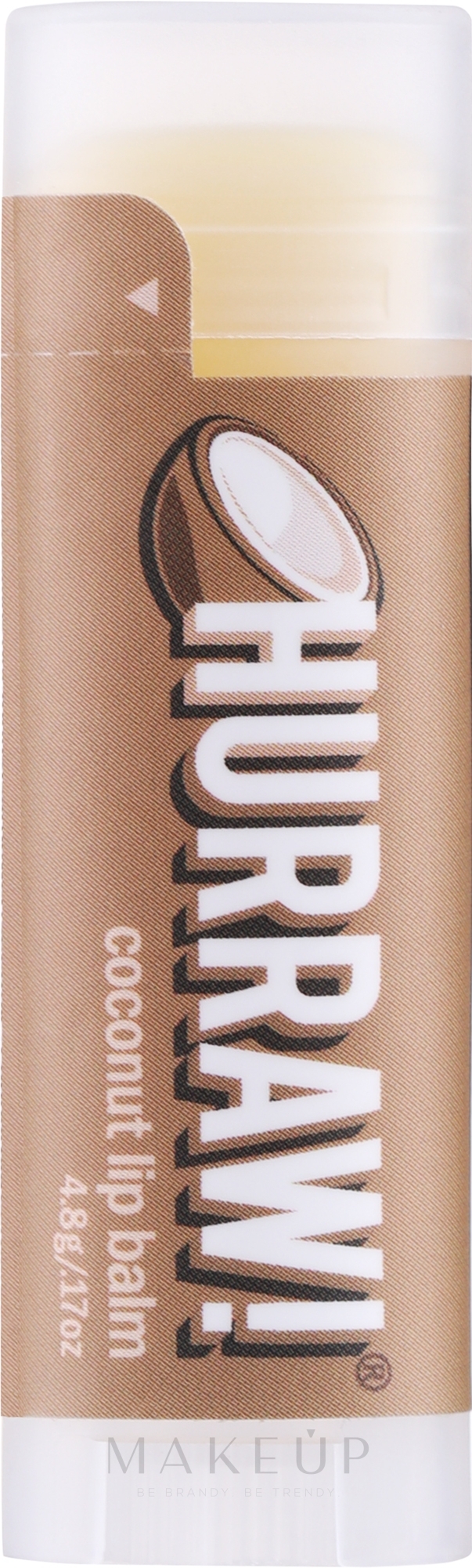 Lippenbalsam mit Kokos - Hurraw! Coconut Lip Balm — Bild 4.8 g