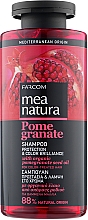 Shampoo für gefärbtes Haar mit Granatapfelöl - Mea Natura Pomegranate Shampoo — Bild N1