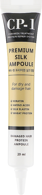 Serum für trockenes und geschädigtes Haar mit Keratin und Seidenproteinen - Esthetic House CP-1 Premium Silk Ampoule — Bild N4