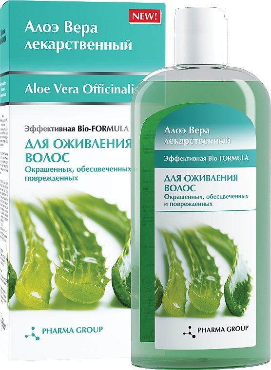 Revitalisierendes Shampoo mit Aloe Vera - Pharma Group Aloe Vera Officinalis