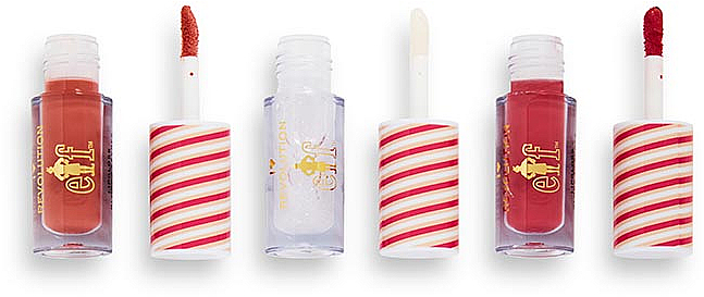 Lipgloss-Set - I Heart Revolution Lip Gloss Set Candy Cane Forest (lip/gloss3x2ml) — Bild N2