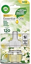 Düfte, Parfümerie und Kosmetik Elektrischer Lufterfrischer weiße Blumen - Air Wick Essential Oils Electric White Flowers (Refill) 