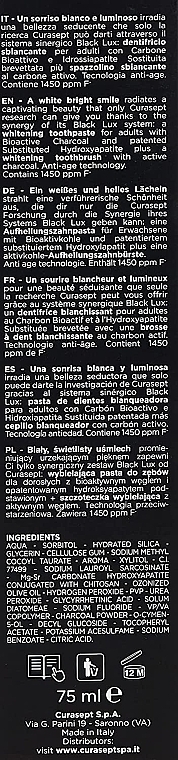Set - Curaprox Curasept Black Whitening Luxury (t/paste/75ml + toothbrush) — Bild N4