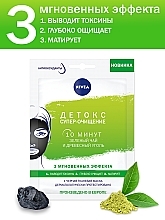 Super reinigende schwarze Detox Tuchmaske - Nivea — Bild N4