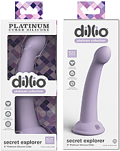 Vibrator violett - PipeDream Dillio Platinum Collection Secret Explorer Purple  — Bild N2