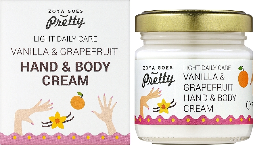 Handcreme - Zoya Goes Pretty Vanilla & Grapefruit Hand Cream — Bild N2