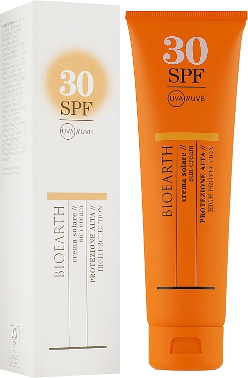 Sonnenschutzmittel für den Körper - Bioearth Sun Cream SPF 30  — Bild N1