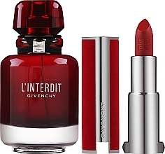 Givenchy L'Interdit Rouge - Duftset (Eau 50ml + Lippenstift 3.4g)  — Bild N2