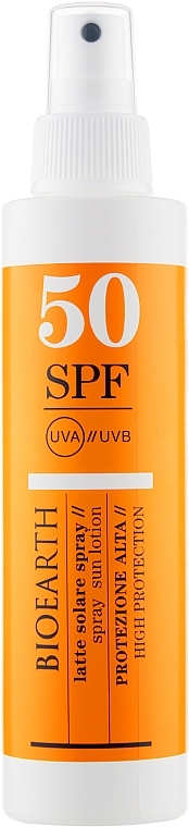 Sonnenschutzspray für den Körper SPF 50 - Bioearth Sun Solare Corpo Spray SPF 50  — Bild N1