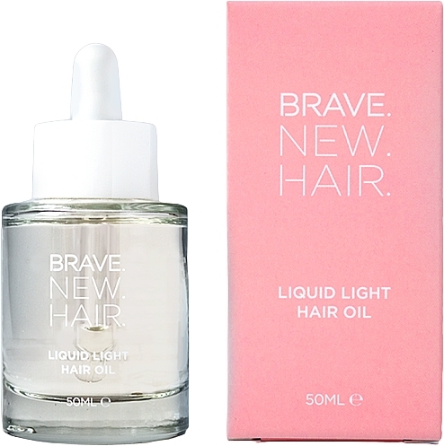 2in1 Serum und Haaröl - Brave New Hair Liquid Light Hair Oil — Bild N1