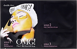 Düfte, Parfümerie und Kosmetik 3-Schritt Peel-Off Gesichtsmaske - Double Dare OMG! 3in1 Kit Peel Off Mask