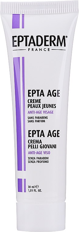 Feuchtigkeitsspendende Anti-Aging Gesichtscreme - Eptaderm Epta Age Anti Age Visage Young Skin Cream — Bild N1