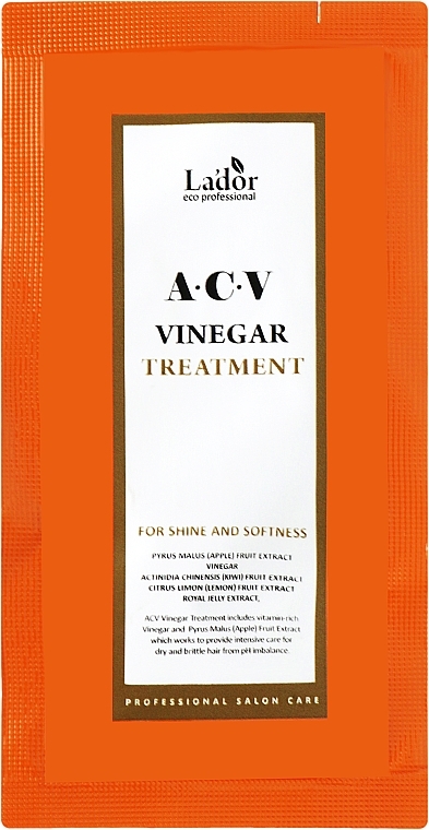 GESCHENK! Haarmaske mit Apfelessig - La’dor ACV Vinegar Treatment (Mini)  — Bild N1