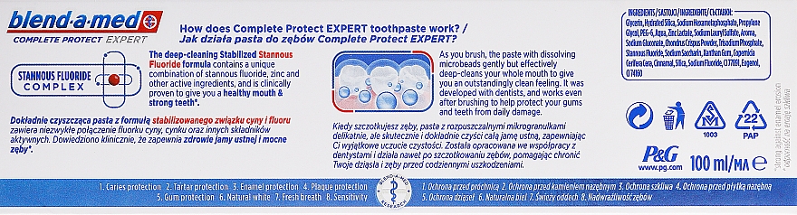 Zahnpasta Complete Protect Expert Professional Protection - Blend-a-med Complete Protect Expert Professional Protection Toothpaste — Bild N5