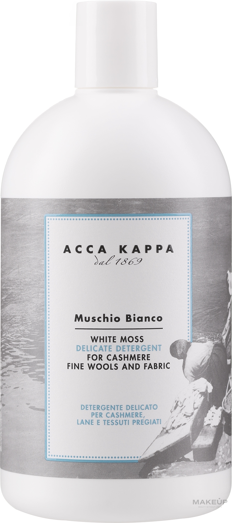 Waschmittel für empfindliche Stoffe - Acca Kappa White Moss Delicate Detergent — Bild 500 ml