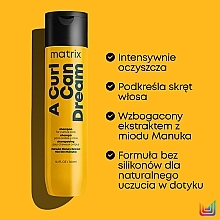 Shampoo für lockiges Haar mit Manuka-Honig-Extrakt - Matrix Total Results A Curl Can Dream Shampoo — Bild N4