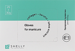 Düfte, Parfümerie und Kosmetik Manikürhandschuhset mit Emulsion - Shelly
