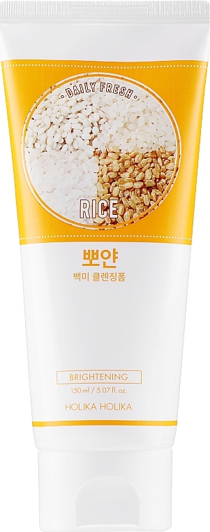 Aufhellender Gesichtsreinigungsschaum mit Reis - Holika Holika Daily Fresh Rice Cleansing Foam — Bild N1
