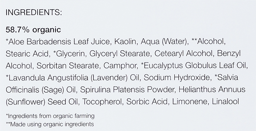 Reinigungsmaske mit Tonerde und Algen - The Organic Pharmacy Purifying Seaweed Clay Mask — Bild N3