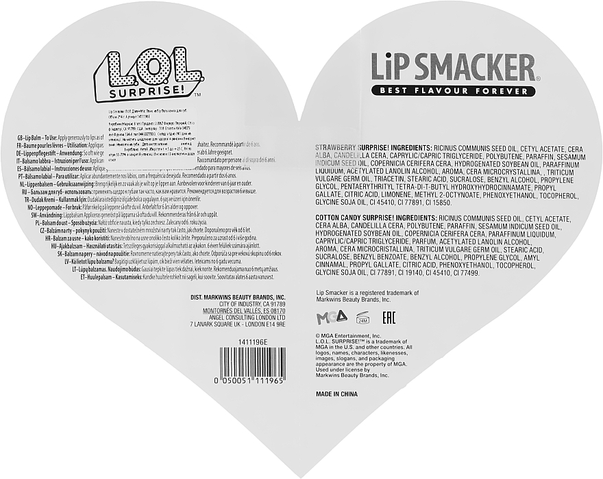 Lippenbalsam-Set - Lip Smacker L.O.L. Surprise! Diva+Miss Punk (Lippenbalsam 2x4g)  — Bild N2