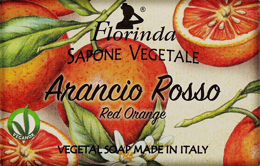 Naturseife Blutorange - Florinda Red Orange Natural Soap — Bild N1