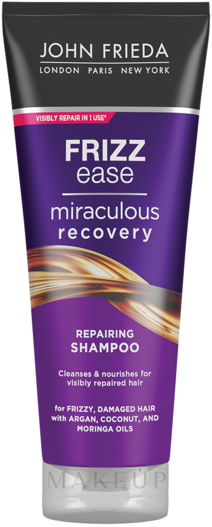 Wunder-Reparatur Shampoo für trockenes, widerspenstiges Haar - John Frieda Frizz Ease Miraculous Recovery Shampoo — Bild 250 ml