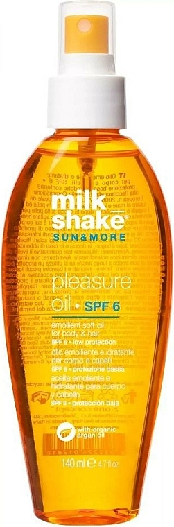 Feuchtigkeitsspendendes Öl für Körper und Haare - Milk_Shake Sun & More Pleasure SPF 6 — Bild N1