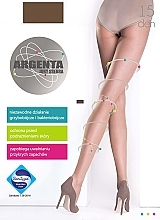 Strumpfhose für Damen Argenta mit Silberionen 15 Den naturel - Knittex — Bild N1