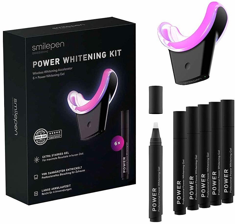 Set zur Express-Zahnaufhellung  - SwissWhite Smilepen Power Whitening Kit — Bild N1