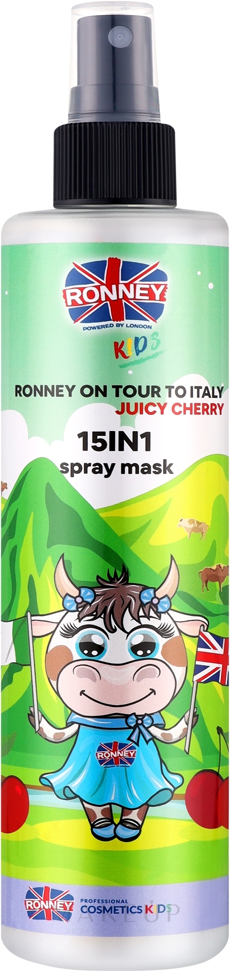 Leave-in-Conditioner für Kinder 15in1 - Ronney Professional Kids On Tour To Italy Juicy Cherry 15In1 — Bild 285 ml