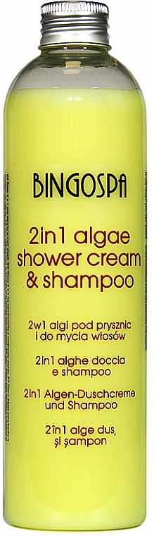 2in1 Shampoo und Duschgel mit Algenextrakt - BingoSpa 2 in 1 Algae Shower Cream & Shampoo — Bild N1