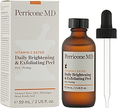 Düfte, Parfümerie und Kosmetik Aufhellendes Gesichtspeeling - Perricone MD Vitamin C Ester Daily Brightening & Exfoliating Peel