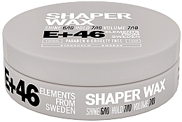 Düfte, Parfümerie und Kosmetik Haarwachs - E+46 Shaper Wax
