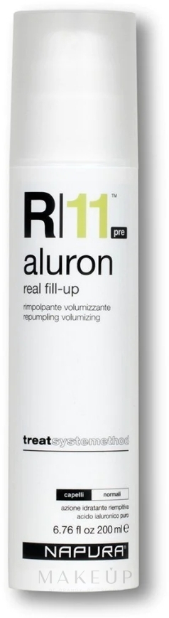 Feuchtigkeitsspendende Haarcreme für mehr Volumen - Napura R11 Aluron Repumpling Pre — Bild 200 ml