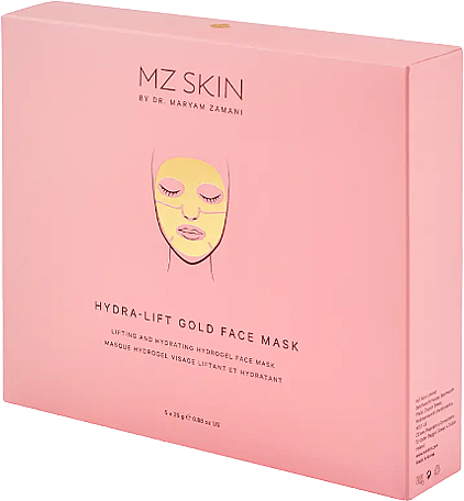 Goldene Gesichtsmaske - MZ Skin Hydra-Lift Gold Face Mask — Bild N1