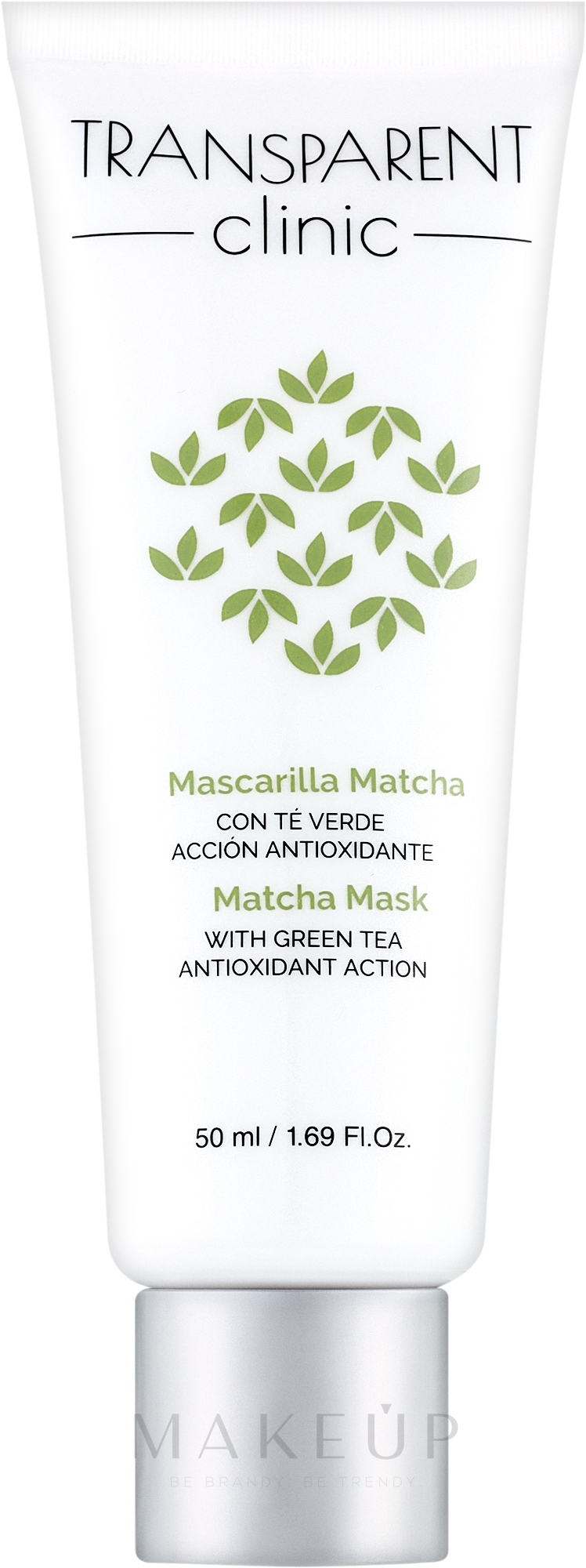 Anti-Aging Gesichtsmaske mit grünem Tee - Transparent Clinic Mascarilla Matcha — Bild 50 ml
