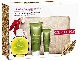 Clarins Clarins Eau Extraordinaire - Duftset (Eau de Toilette 100ml + Körperlotion 100ml + Duschgel 30ml + Kosmetiktasche)  — Bild N4