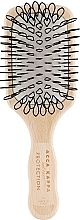 Haarbürste Buchenholz - Acca Kappa Protection Beech Wood Brush Looped Nylon Travel-Size — Bild N1