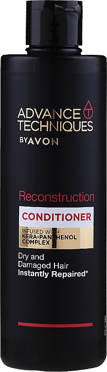 Revitalisierende Haarspülung mit flüssigem Keratin für sehr geschädigtes Haar - Avon Advance Techniques Reconstruction Conditioner — Bild N1