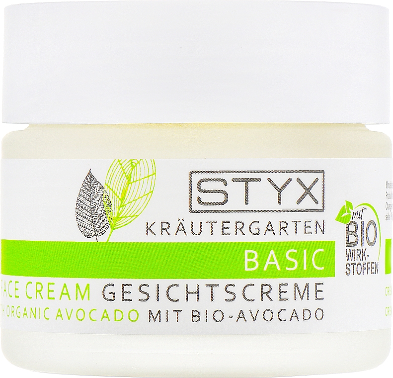 Ausgleichende Gesichtscreme für normale und Mischhaut mit Bio Avocado - Styx Naturcosmetic Basic Mit Bio-Avocado — Bild N2