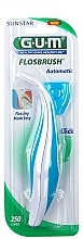 Düfte, Parfümerie und Kosmetik Zahnseide mit automatischem Spender gewachst 250 St. blau - Sunstar Gum Flosbrush Automatic Pak