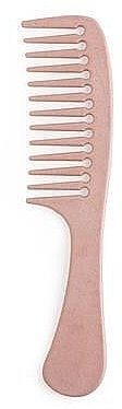 Kamm mit Griff, biologisch abbaubar, rosa - IDC Institute Eco All Purpose Comb — Bild N1