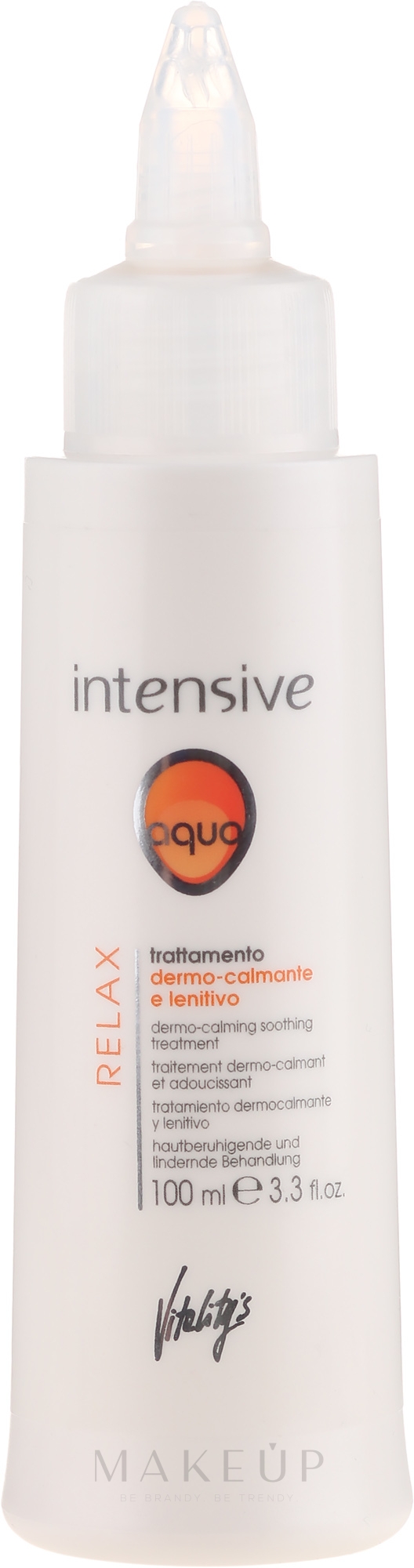 Hautberuhigende und lindernde Haarbehandlung - Vitality's Intensive Aqua Relax Dermo-Calming — Bild 100 ml