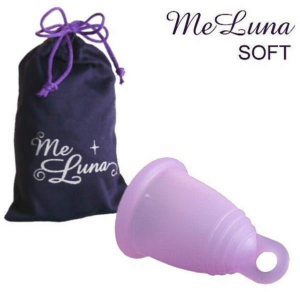 Menstruationstasse Größe S rosa - MeLuna Soft Menstrual Cup Ring — Bild N1